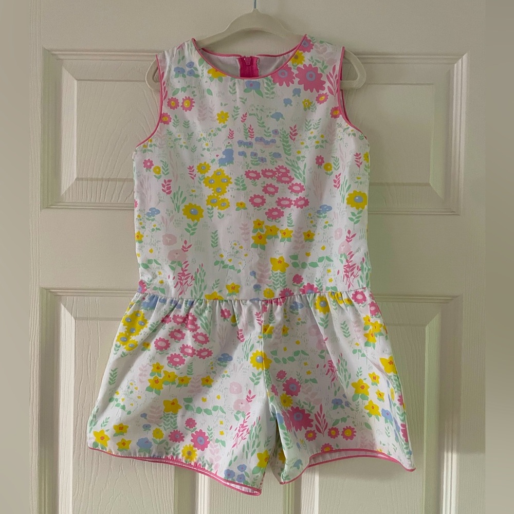 Girls Romper Shorts Outfit